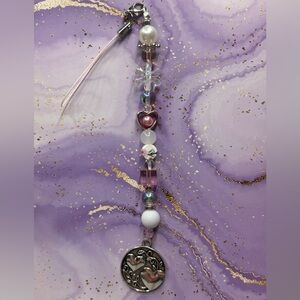 Handmade “a sister…” mini phone charm/ keychain accessories